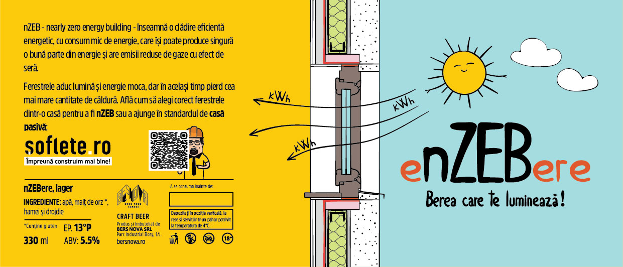 nZEB beer label, standard edition 3