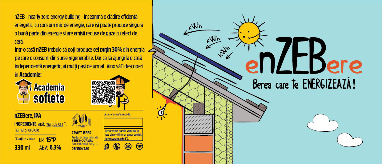 nZEB beer label, standard edition 6