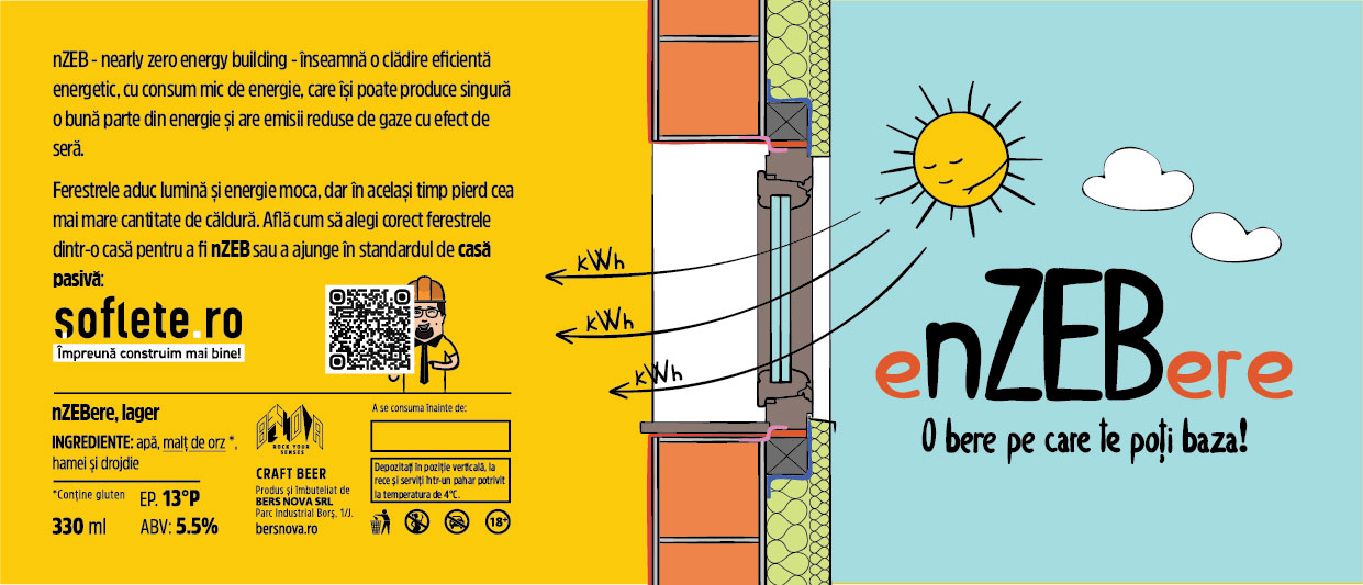 nZEB beer label, standard edition 7