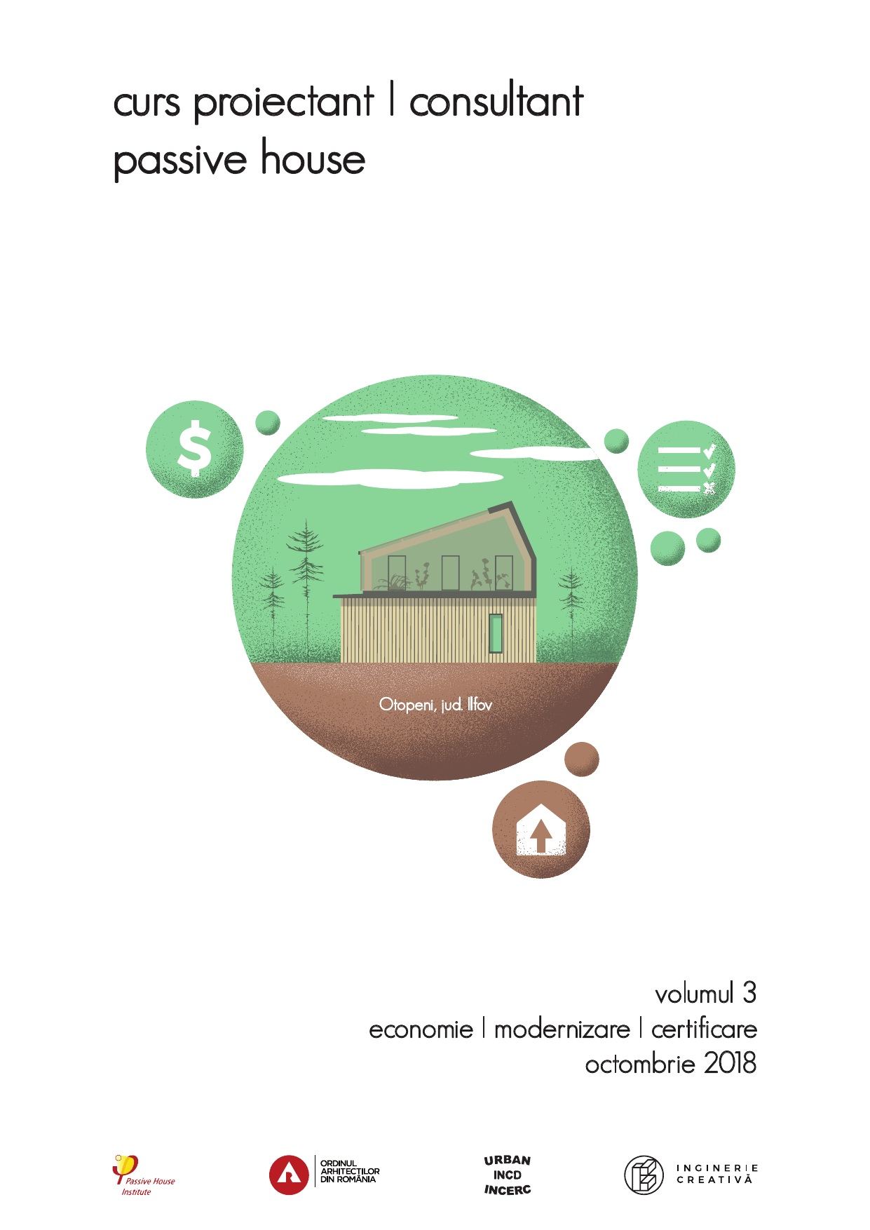 Passive House course volume 3 cover: economy, modernisation and certification