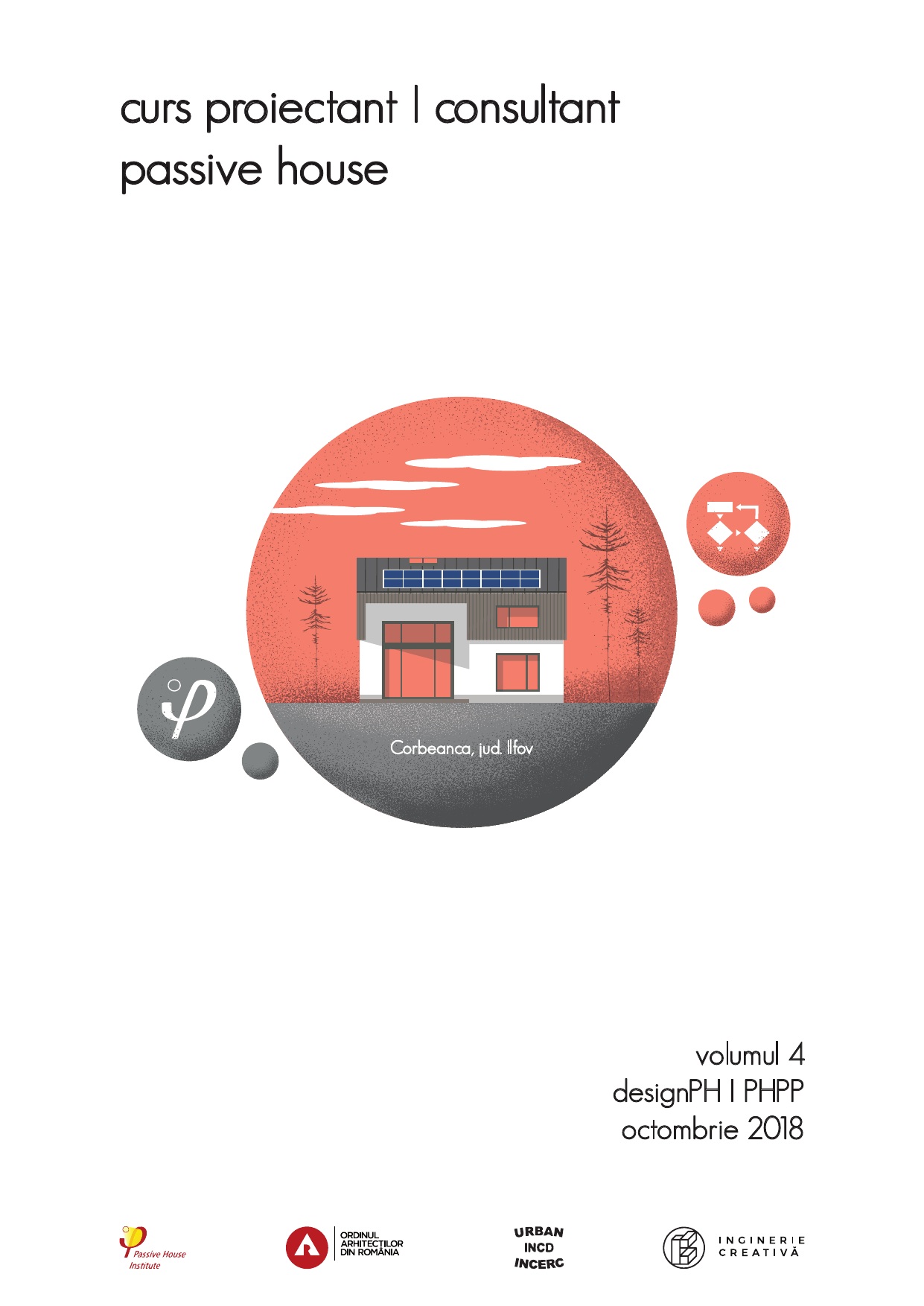 Passive House course volume 4 cover: designPH and PHPP